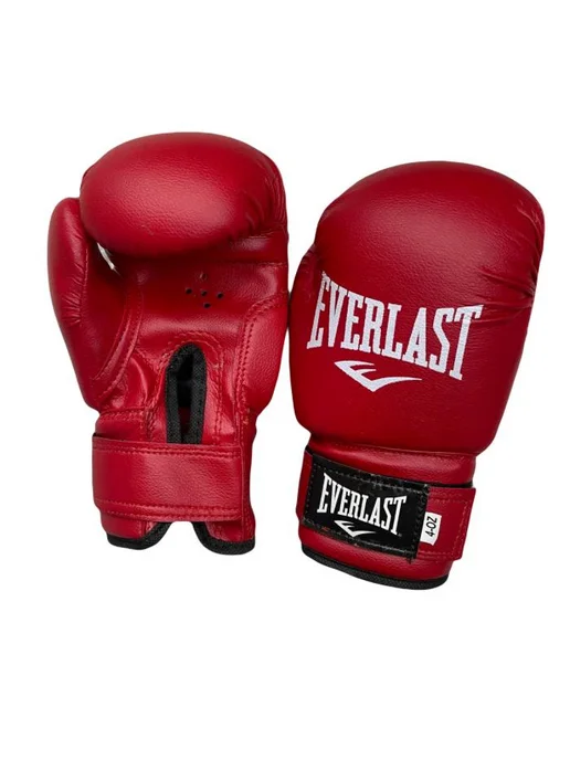 Everlast Перчатки для бокса, красный, фото 3