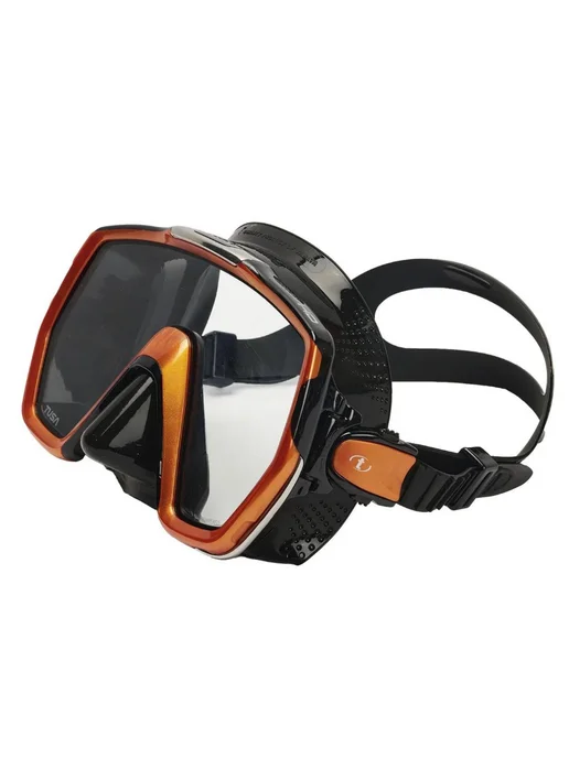 Tusa Маска для плавания взрослая TUSА FREEDOM HD дайвинг, оранжевый, фото 3
