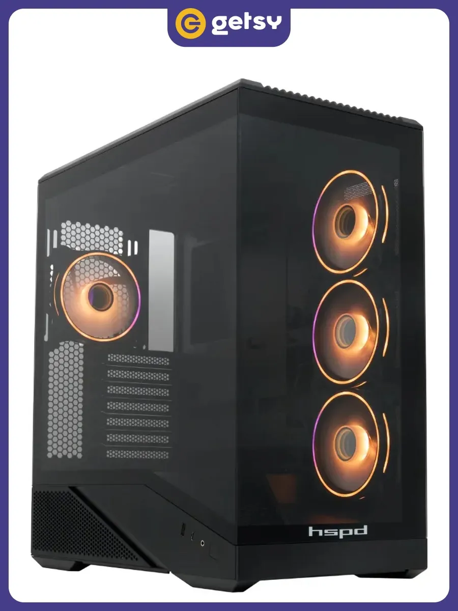 Компьютерный корпус F711-TGBK- ARGB Full Tower черный