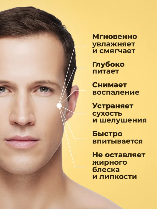 NUZHNOE Мужской успокаивающий бальзам от раздражения после бритья, 200 мл, фото 3