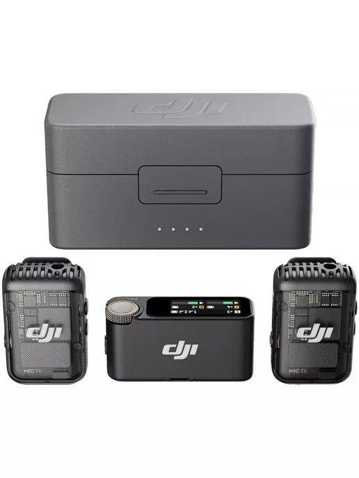 Dji Беспроводной микрофон Mic 2 (2 TX + 1 RX+Case), черный, фото 8