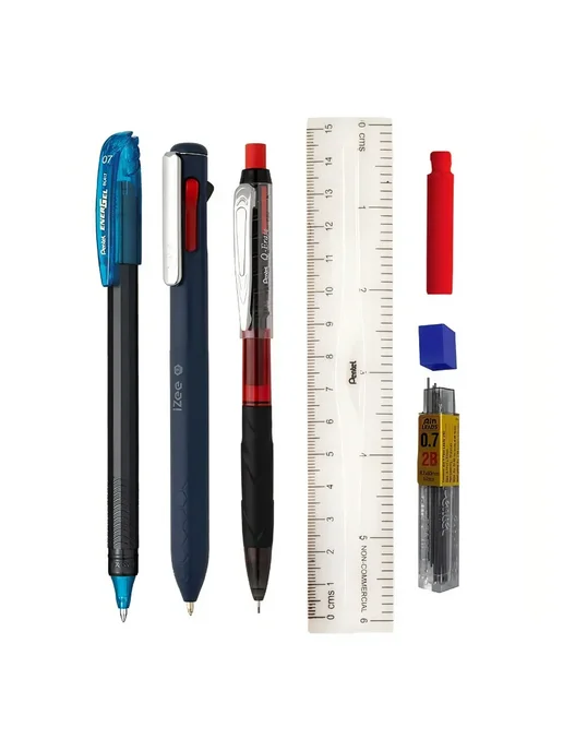 Pentel Канцелярский набор, 6 предметов, Regular kit, синий, фото 2
