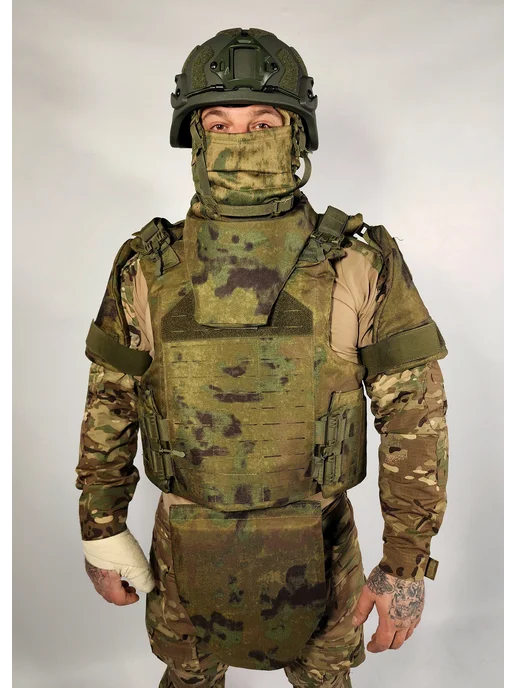 ТАКТИКА24 Бронежилет Full Armor с бронеплитами БР 5, зеленый, фото 5