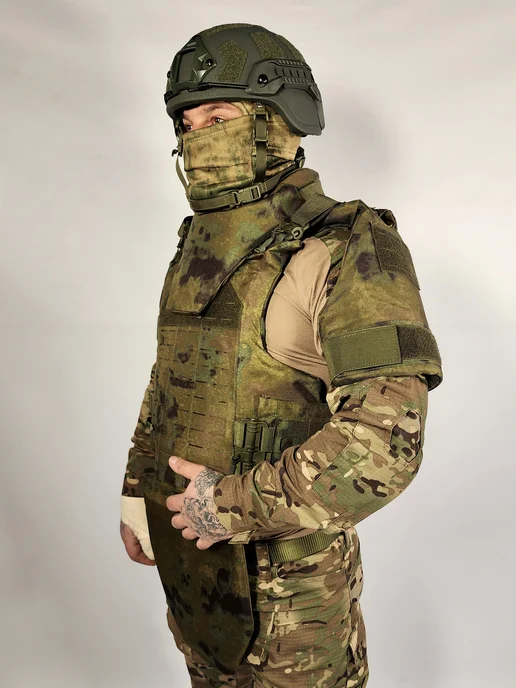 ТАКТИКА24 Бронежилет Full Armor с бронеплитами БР 5, зеленый, фото 6