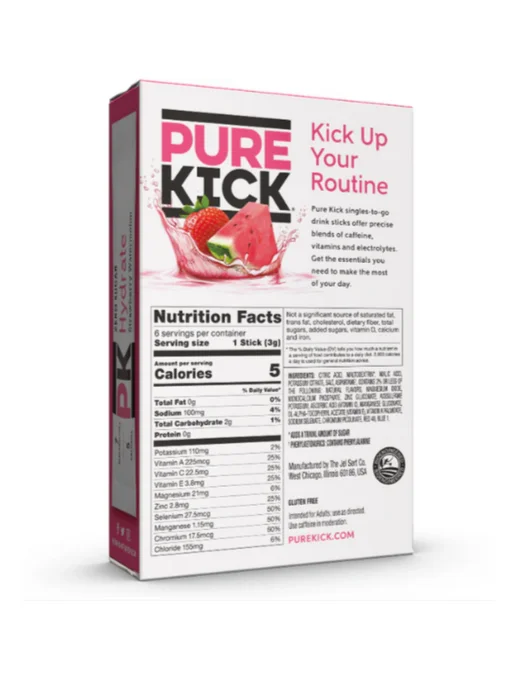 Энергетический микс для напитка Pure Kick Hydrate, 6 шт, фото 2