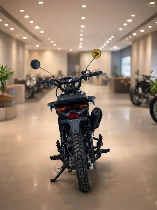 ТЕХНОМОТОРФ Мопед XTRAIL 110 см3 (49,9 см3) (песочный камуфляж), бежевый, фото 4