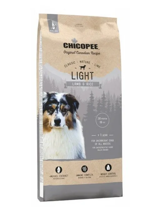 Сухой корм Chicopee CNL Light для собак, взрослые, ягненок, 15 кг, фото 2