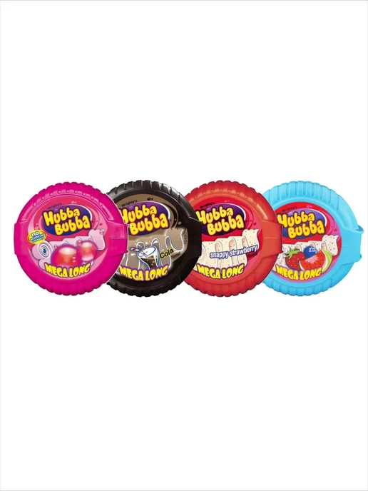 Hubba Bubba Хуба Буба жевательная резинка Ассорти, 4 шт, фото 2