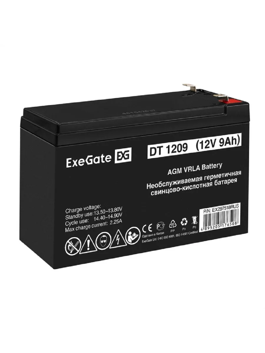Батарея для ИБП DT 1209 ( EX297518RUS) 12B 9000мАч