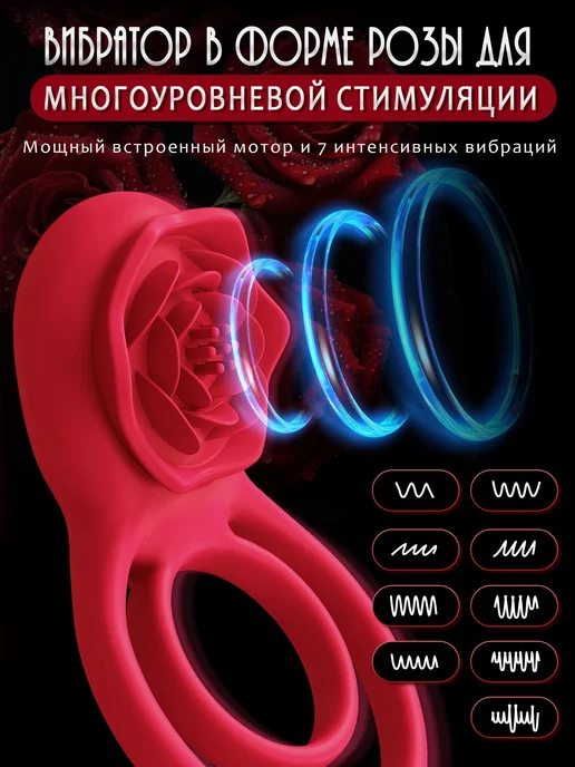 Товары для секса взрослых Эрекционное кольцо насадка на член, розовый, фото 2