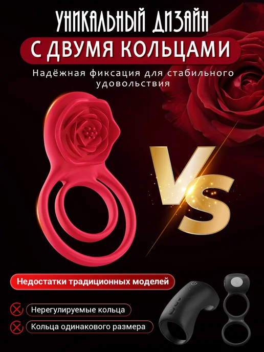 Товары для секса взрослых Эрекционное кольцо насадка на член, розовый, фото 3