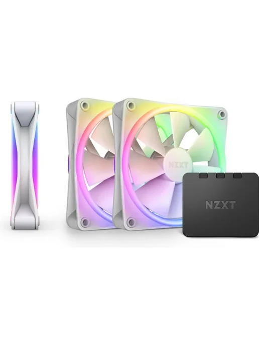 NZXT Вентилятор для корпуса RF-D12TF-W1 RGB, 3 шт, белый, 3 шт, фото 2