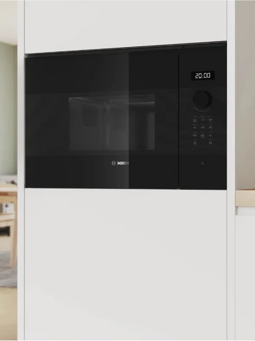 BOSCH Встраиваемая микроволновая печь BFL524MB2, черный, фото 2