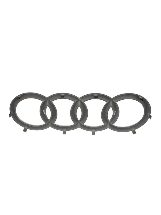 AUDI Эмблема 27*9,5 черный, 27x9.5, фото 2