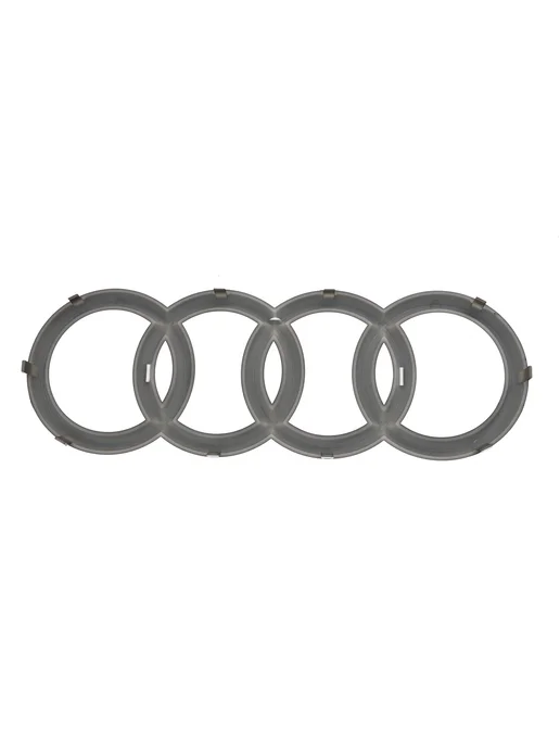 AUDI Эмблема 27*9,5 черный, 27x9.5, фото 3
