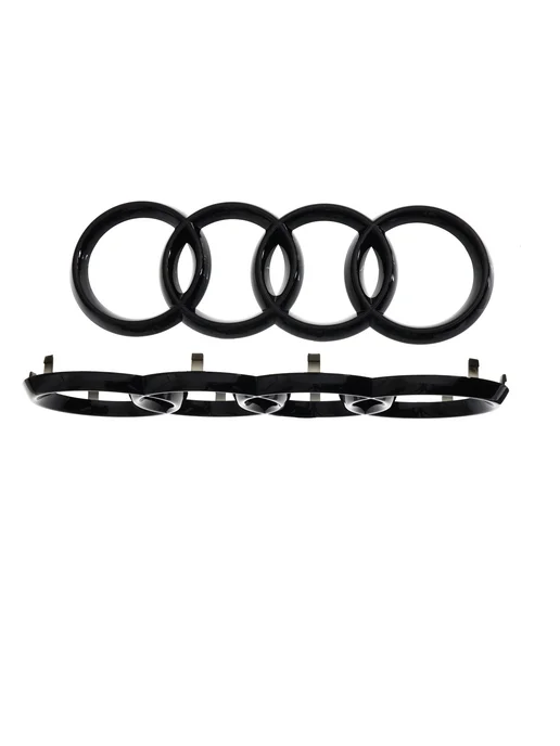 AUDI Эмблема 27*9,5 черный, 27x9.5, фото 6