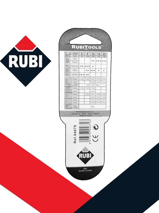 RUBI Резец роликовый 10 мм для плиткореза 01946, вариант, фото 5