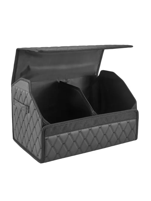For cars Органайзер в багажник 3D экокожа 50х30х30 см, 30x30 см, фото 2