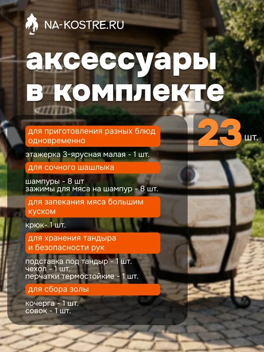 Тандыры Амфора Тандыр Донской с термометром, вариант, фото 3