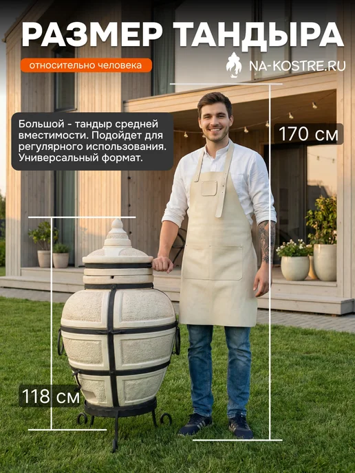 Тандыры Амфора Тандыр Сармат Большой с термометром, с термометром, фото 4