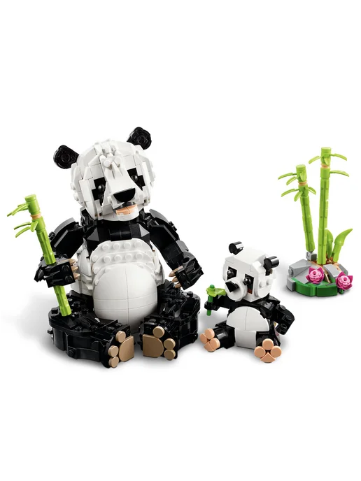 LEGO.. Конструктор Дикие животные семья панд 3 в 1 626 деталей, вариант, фото 3