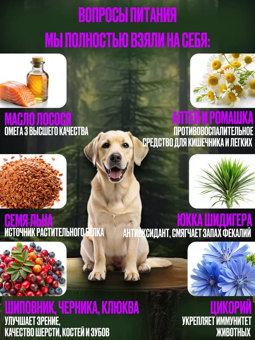 Сухой корм WONDERFUR для собак, крупные, средние, 0,85 кг, фото 3