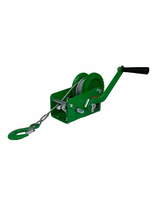 HITCH Лебедка ручная барабанная HW 500кг 10м канат, 1350 кг, 10 м
