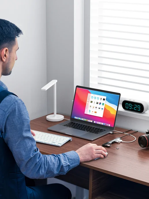Lemorele USB 3.0 разветвитель концентратор периферийный усб 2.0,60cm, серый, фото 7