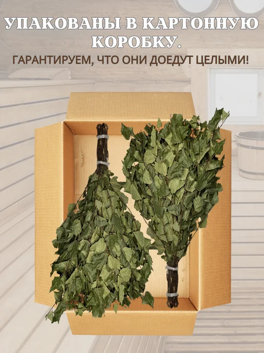 Банные Веники берёзовые для бани и сауны 2 штуки, 2 шт, фото 6