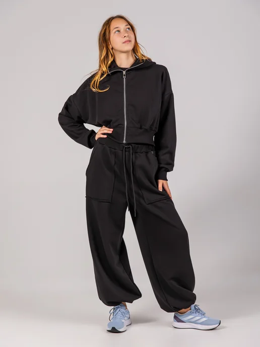 AVR BRAND Костюм спортивный подростковый, черный, фото 2