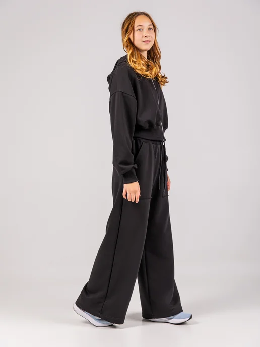 AVR BRAND Костюм спортивный подростковый, черный, фото 5