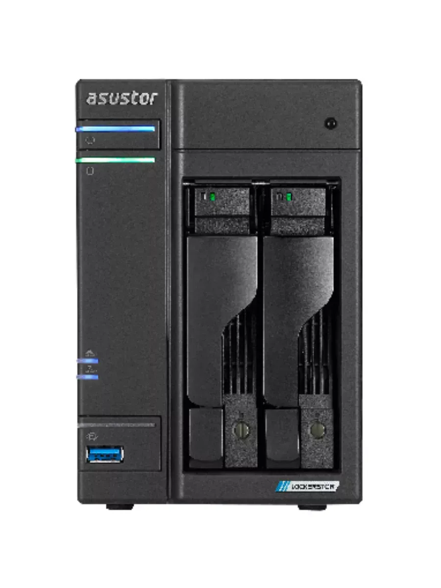 Сетевой накопитель AS6702T, 2хHDD, 3.5,2.5,M2, 2xUSB