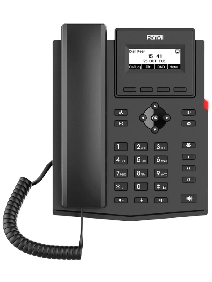 SIP Телефон стационарный Voice IP X301 офисный проводной
