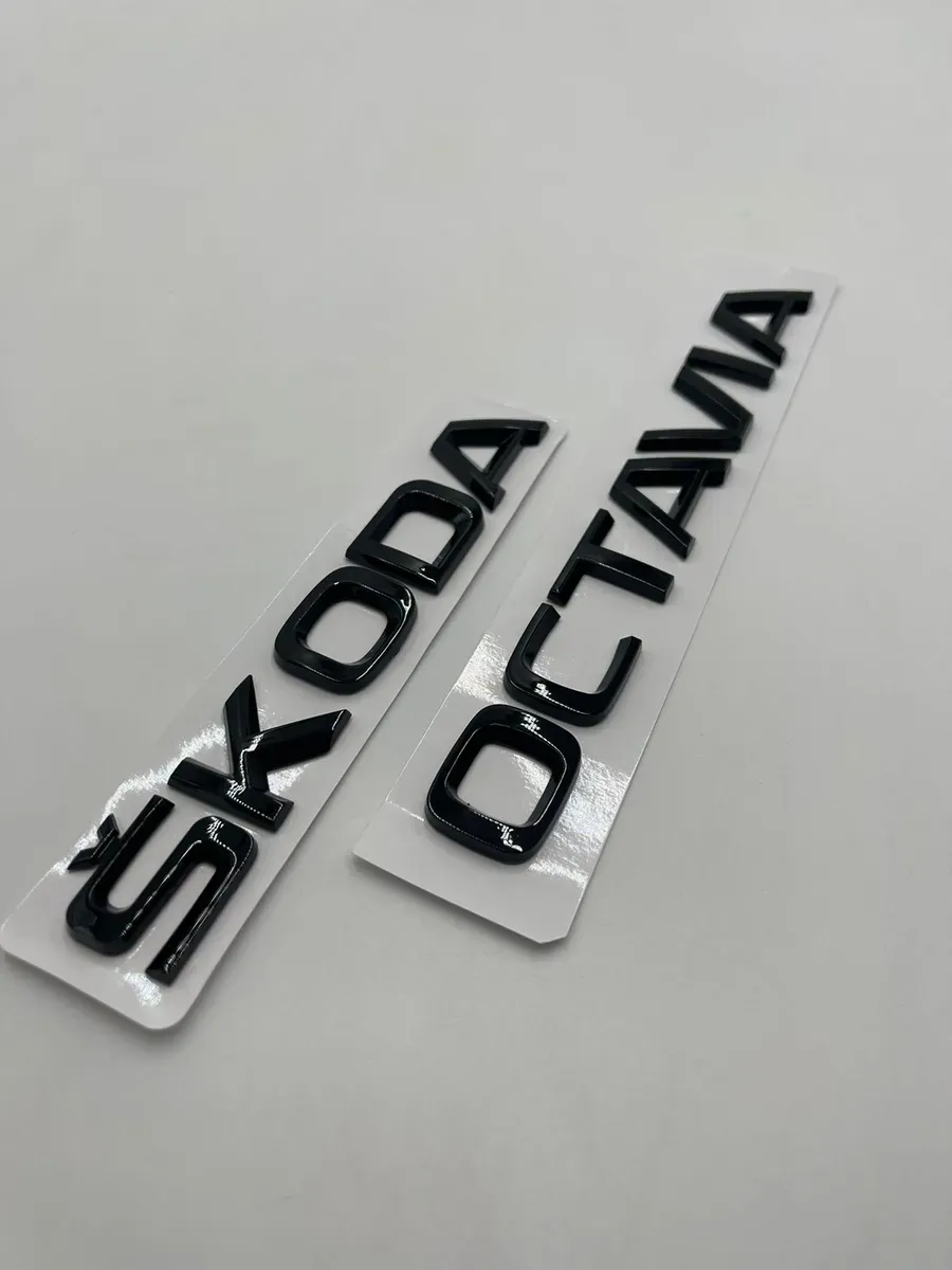 Надьпис шильдик Skoda Octavia