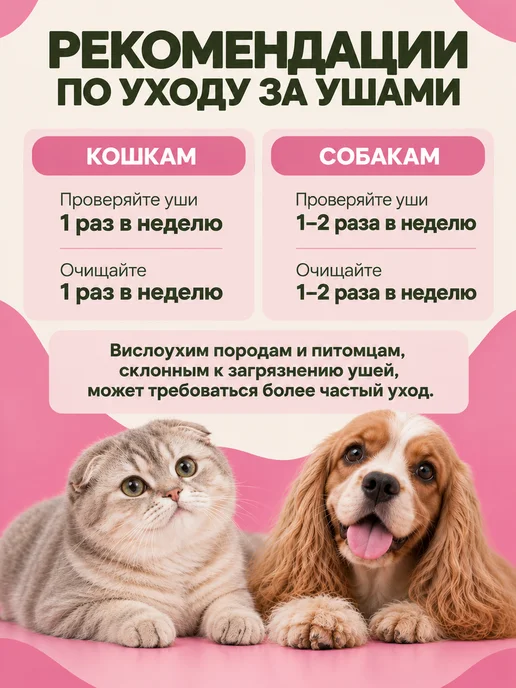 BARRKIN Влажные салфетки напальчники для чистки ушей собак и кошек, вариант, фото 8