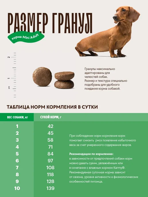 Сухой корм KARMY для собак, взрослые, мелкие, телятина, 2 кг, фото 5