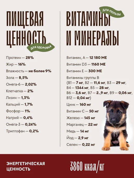 Сухой корм KARMY для собак, крупные, щенки, телятина, 14,2 кг, фото 4
