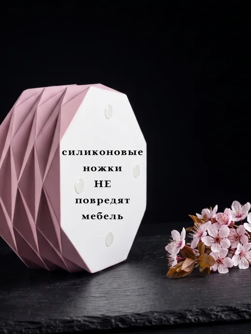 Aza-ART Конфетница, ваза для конфет и печенья, розовый, фото 3