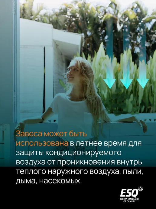 ESQ Тепловая завеса RP-0508 220В, белый, фото 3