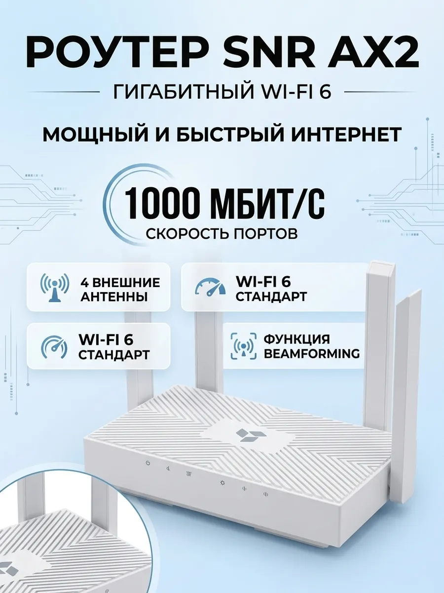 Гигабитный роутер AX2