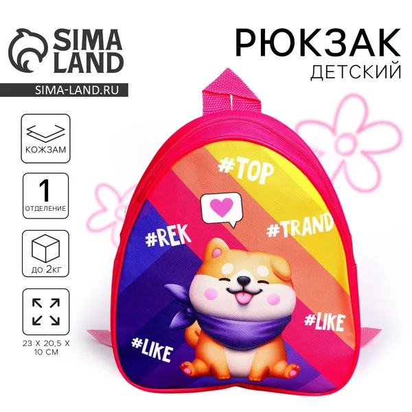 Рюкзак детский в садик дошкольный
