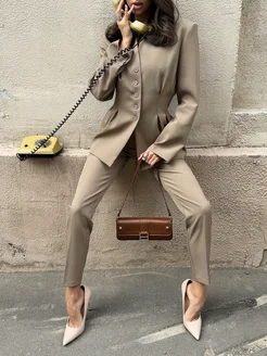 Костюм двойка нарядный с брюками