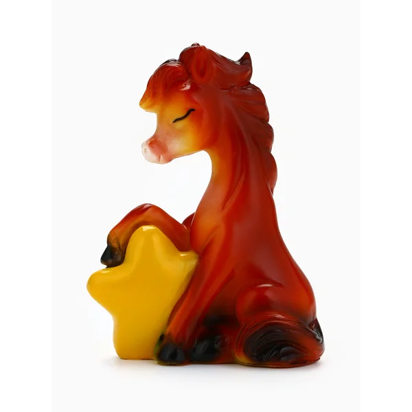 Новогодняя фигурка лошадь, 9 см