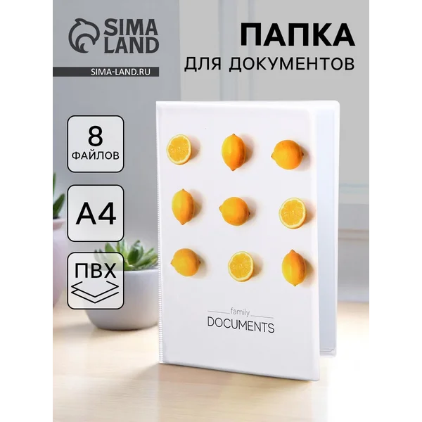Папка для семейных документов Docs, 8 файлов А4