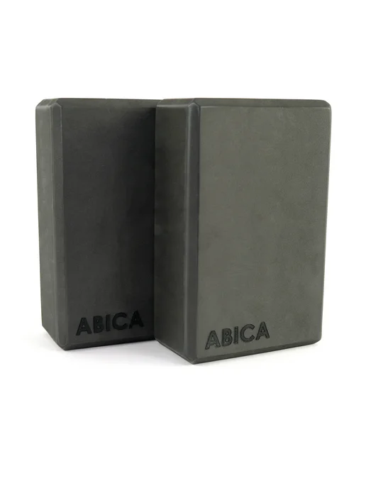Abica Блок для йоги и фитнеса 2 штуки, черный, фото 3