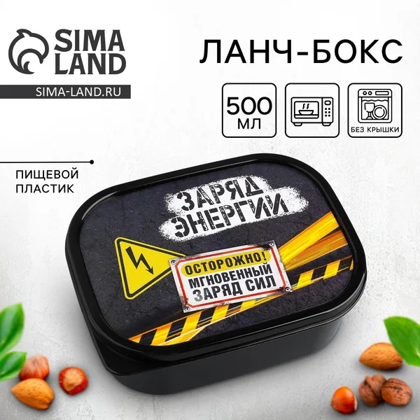 Ланч-бокс Заряд энергии, 500 мл