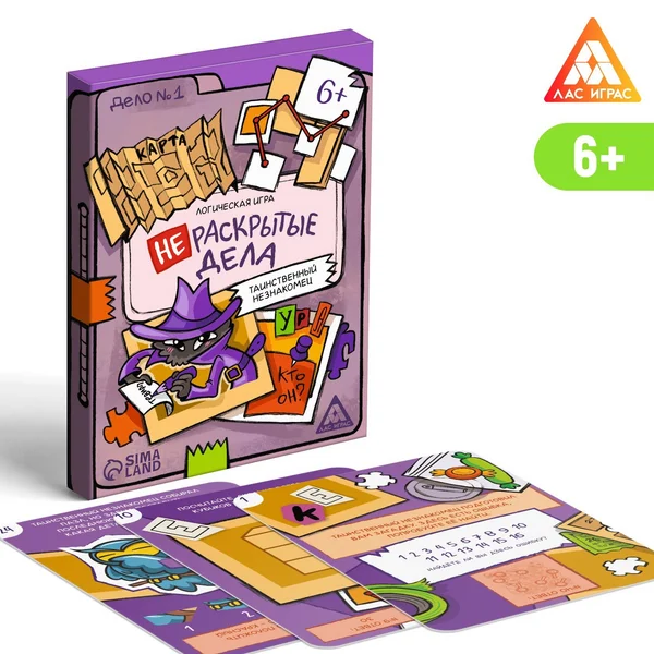 Логическая игра «Нераскрытые дела. Таинственный незнакомец»
