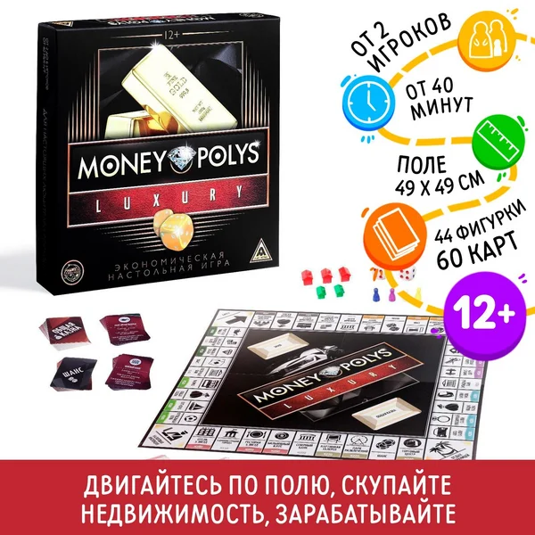 Настольная игра для детей и всей семьи Монополия