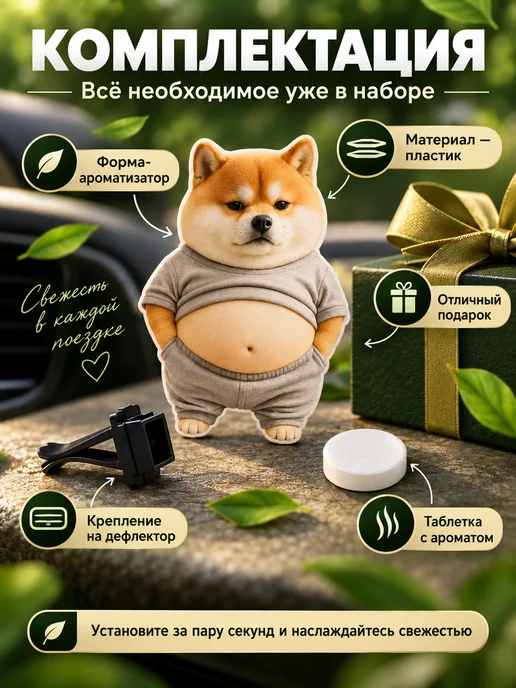 Sokoloff Ароматизатор - украшение в машину на дефлектор автопарфюм, оранжевый, фото 3