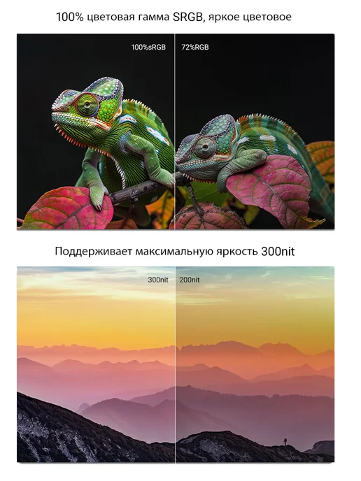 ZSUS Портативный монитор 16 дюйма 60 Гц 1220P черный, черный, фото 7